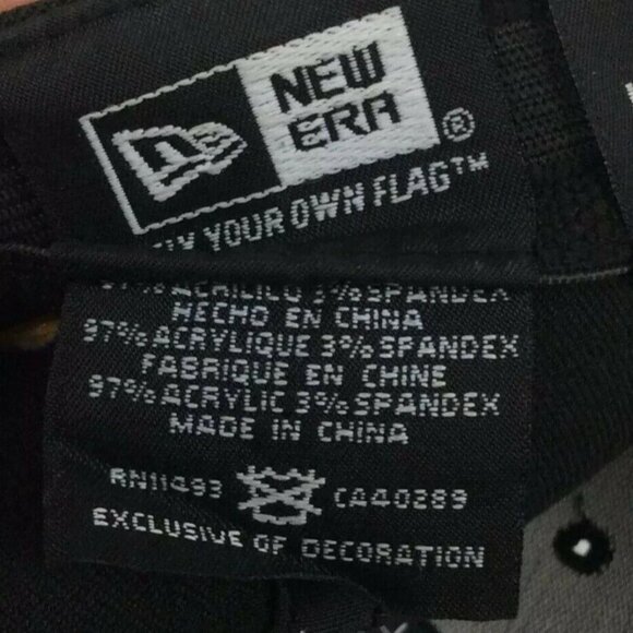 Pittsburgh Steelers New Era 39Thirty Fitted Hat Cap Size M/L Black & Yellow - Picture 9 of 9